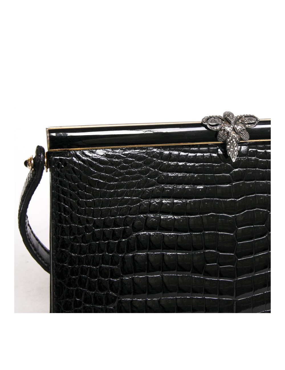 Mini sac du sac en crocodile anonyme