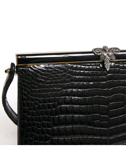 Mini sac du sac en crocodile anonyme