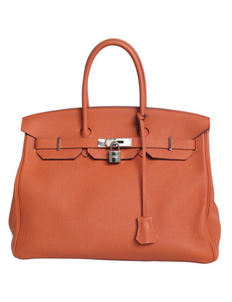 Sac Birkin 35 HERMES togo orange