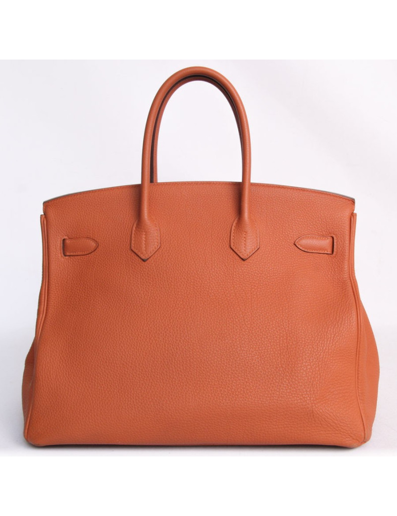 Sac Birkin 35 HERMES togo orange