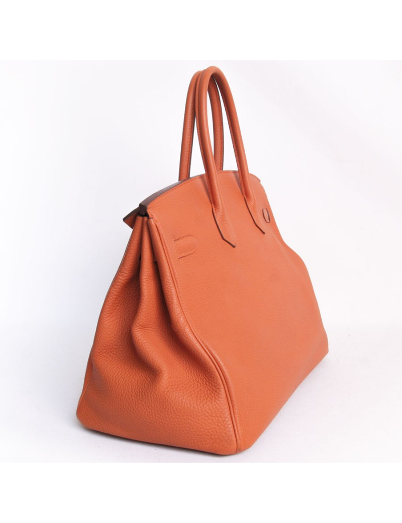 Sac Birkin 35 HERMES togo orange