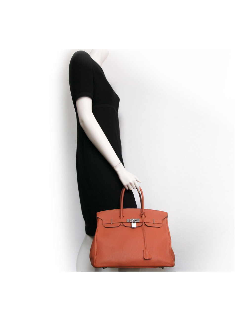 Sac Birkin 35 HERMES togo orange