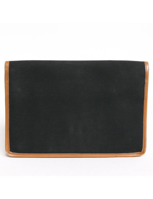 Pochette CELINE vintage en toile noire