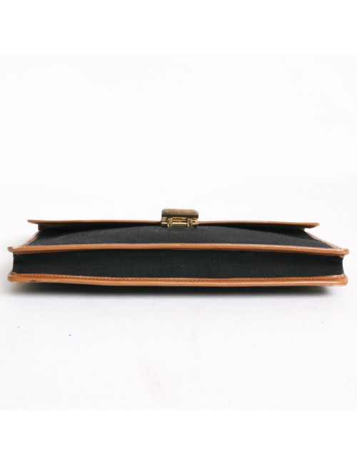 Pochette CELINE vintage en toile noire