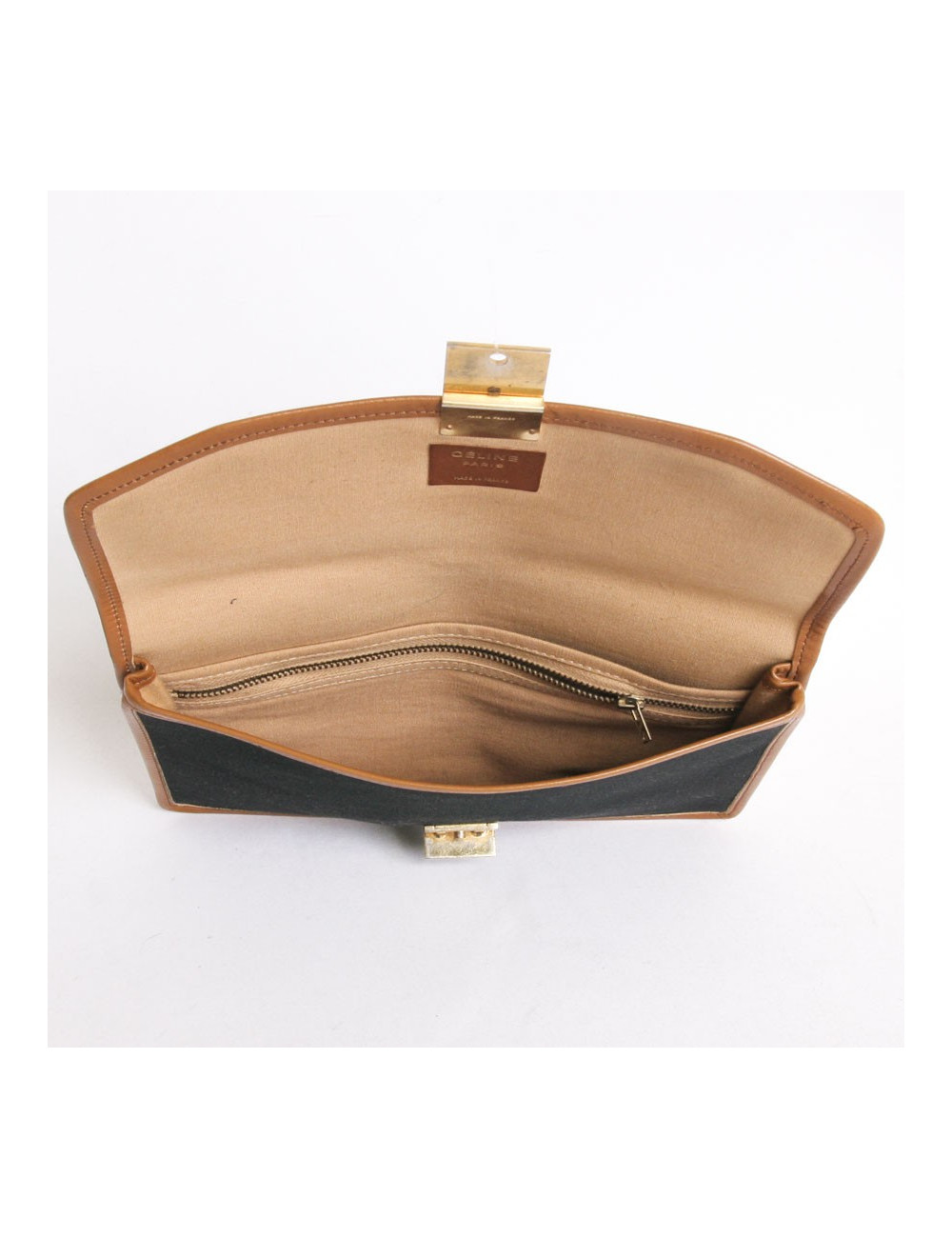 Pochette CELINE vintage en toile noire