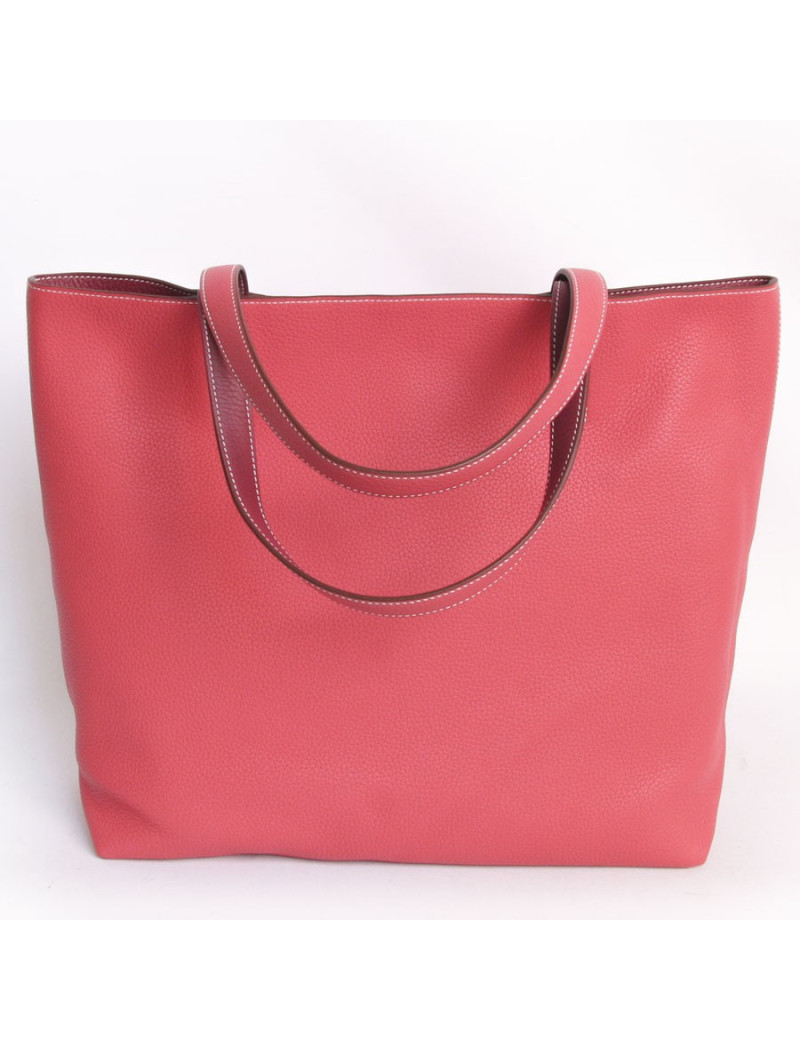 Sac HERMES "double sens" bicolore