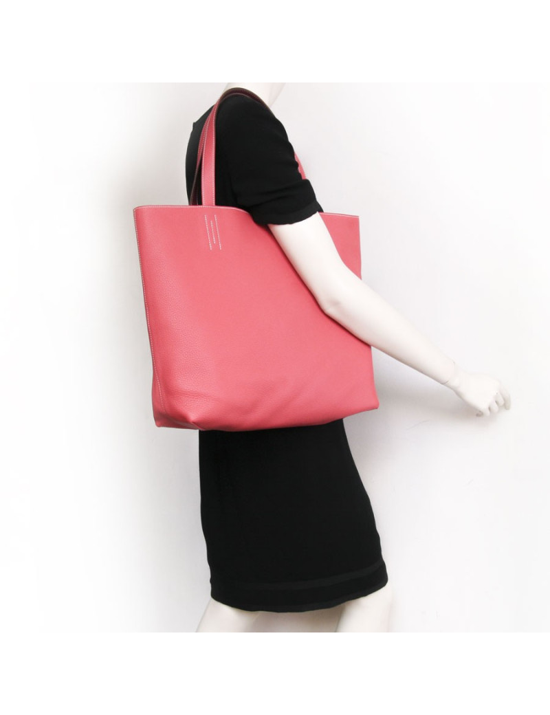 Sac HERMES "double sens" bicolore