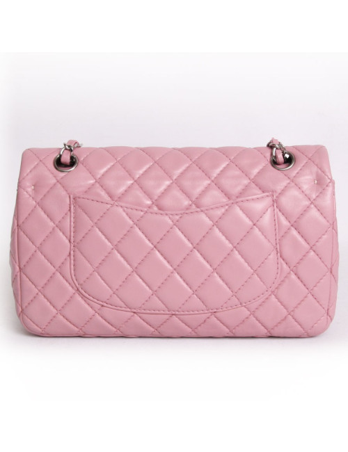 Sac Timeless CHANEL  cuir d'agneau lisse rose