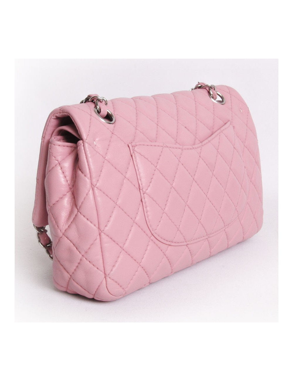 Sac Timeless CHANEL  cuir d'agneau lisse rose