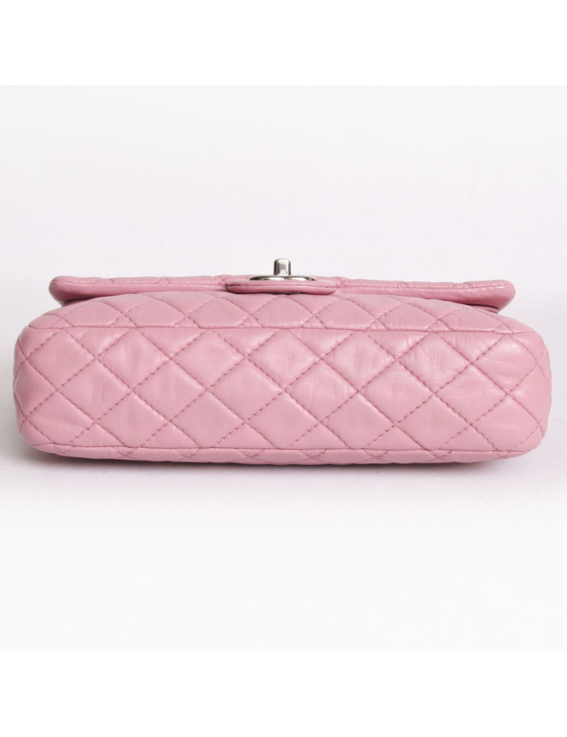 Sac Timeless CHANEL  cuir d'agneau lisse rose