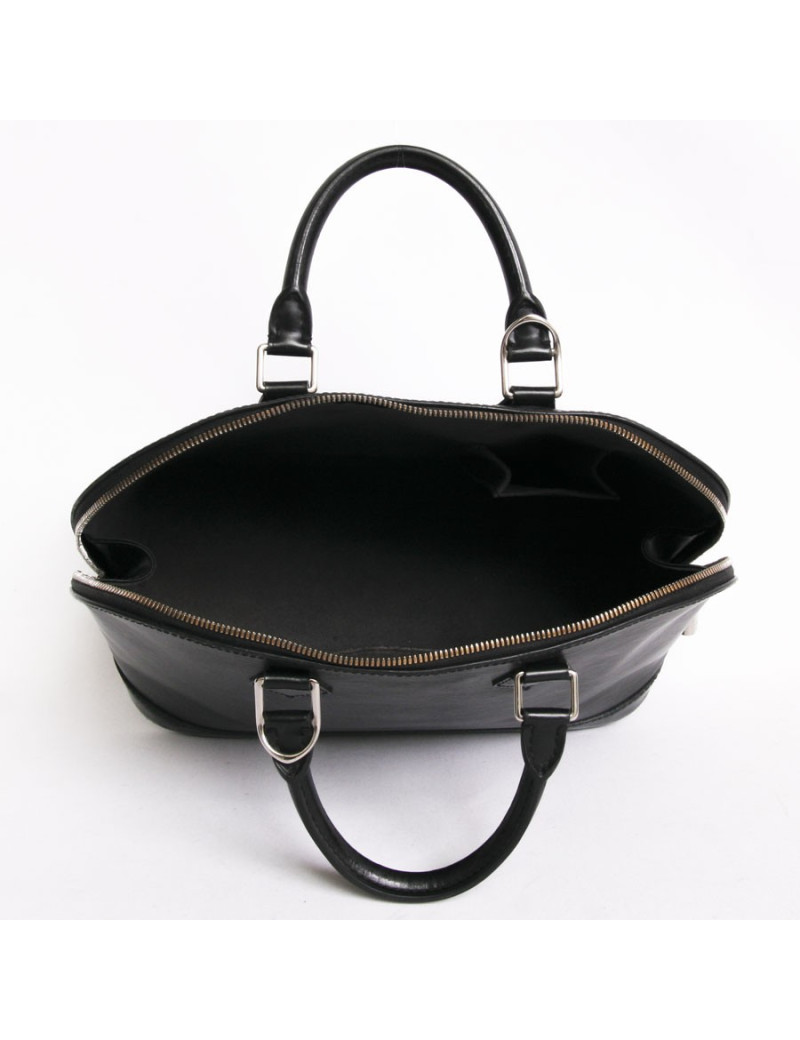 Sac LOUIS VUITTON "Alma" en cuir épi noir TM