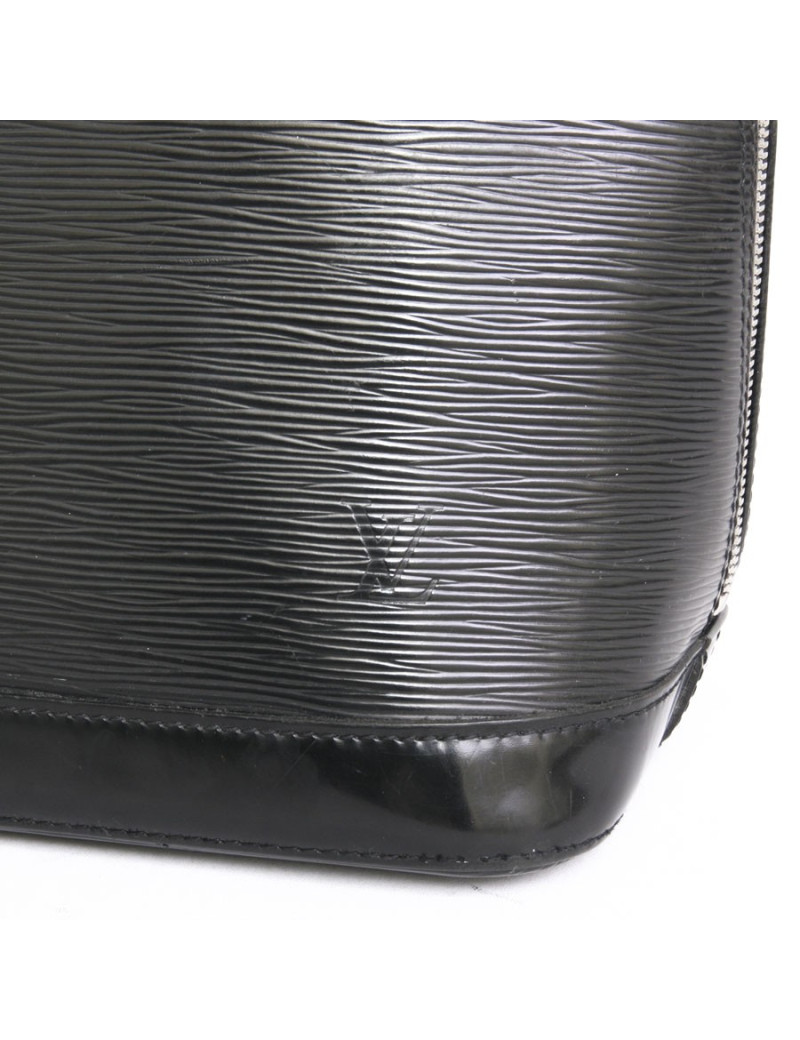 Sac LOUIS VUITTON "Alma" en cuir épi noir TM