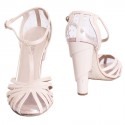 High Sandals CHANEL T 41 pink leather