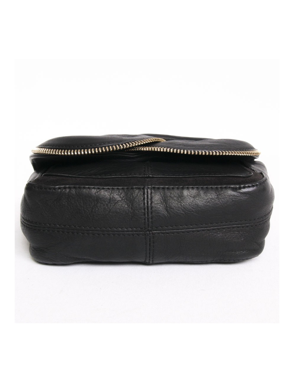 Sac pochette See by CHLOE cuir noir