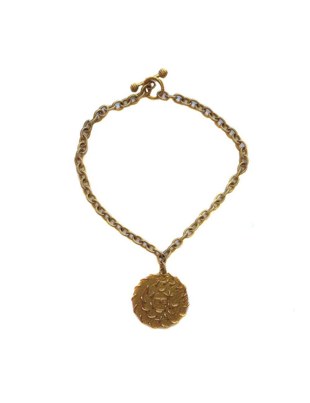 Collier BALENCIAGA chaîne dorée