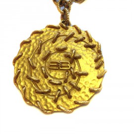 BALENCIAGA gold chain necklace
