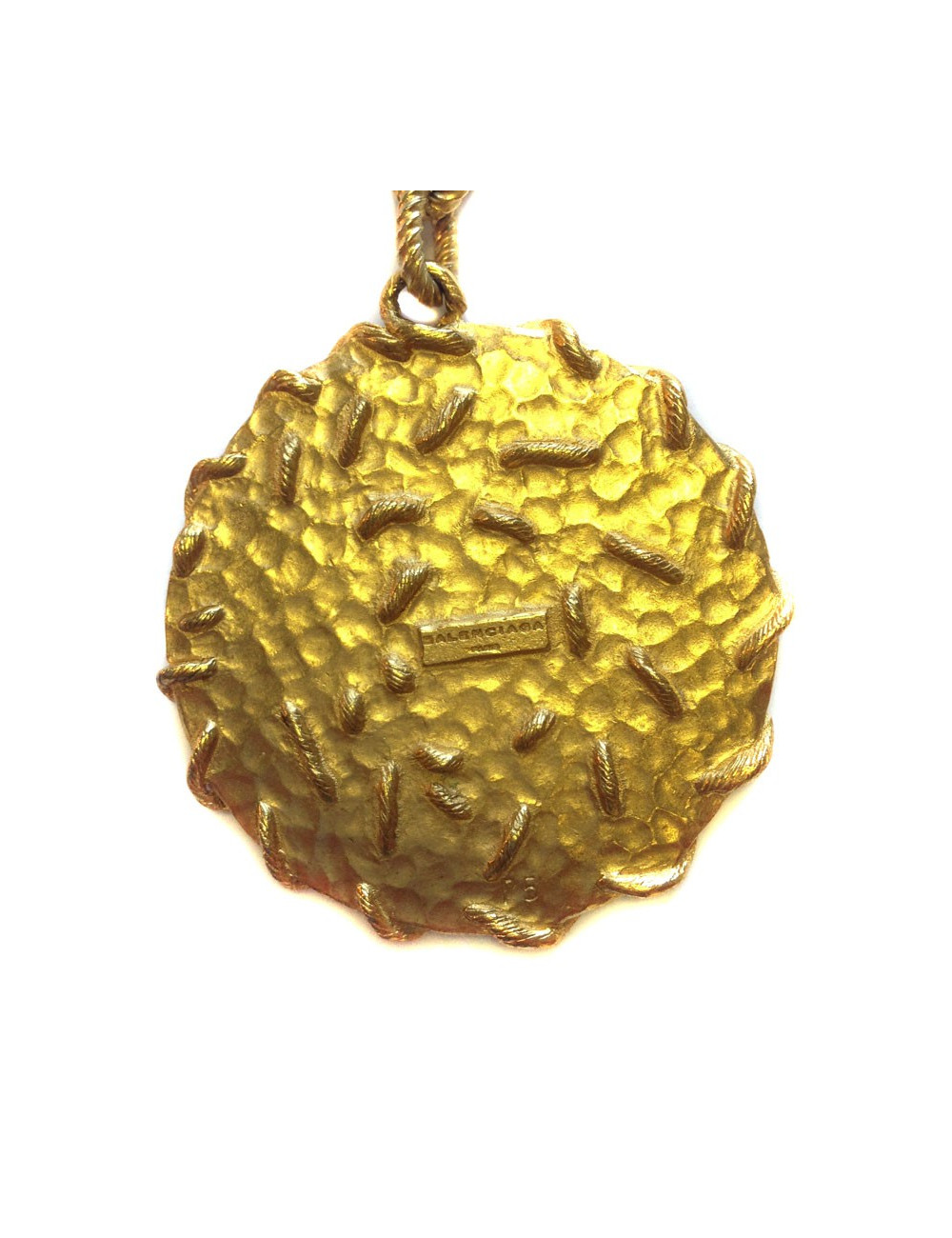 Collier BALENCIAGA chaîne dorée