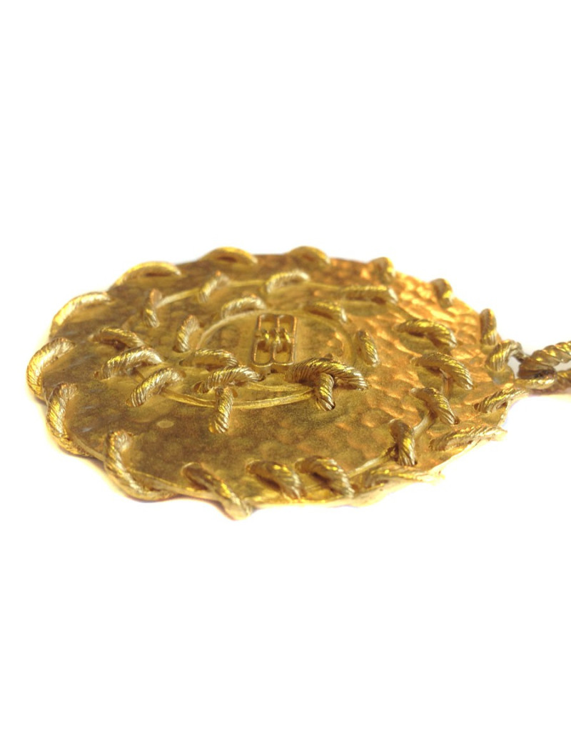 Collier BALENCIAGA chaîne dorée