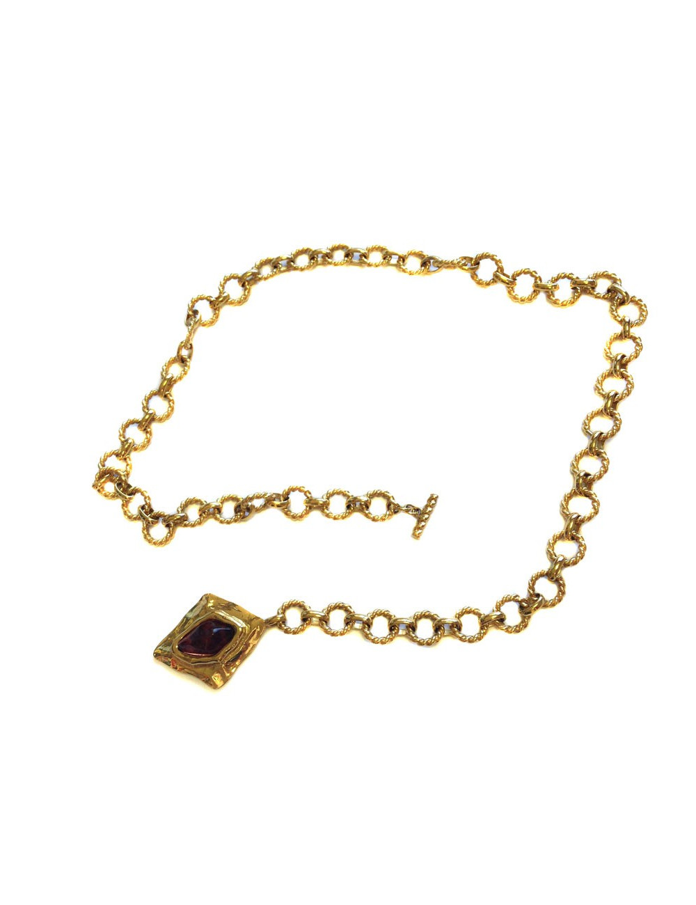 Ceinture-sautoir YVES SAINT LAURENT dorée