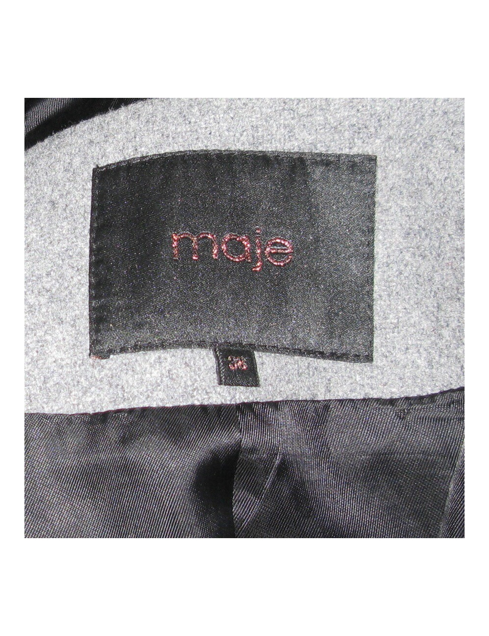 Manteau en laine MAJE