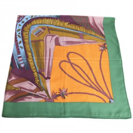 HERMES cashmere and silk shawl