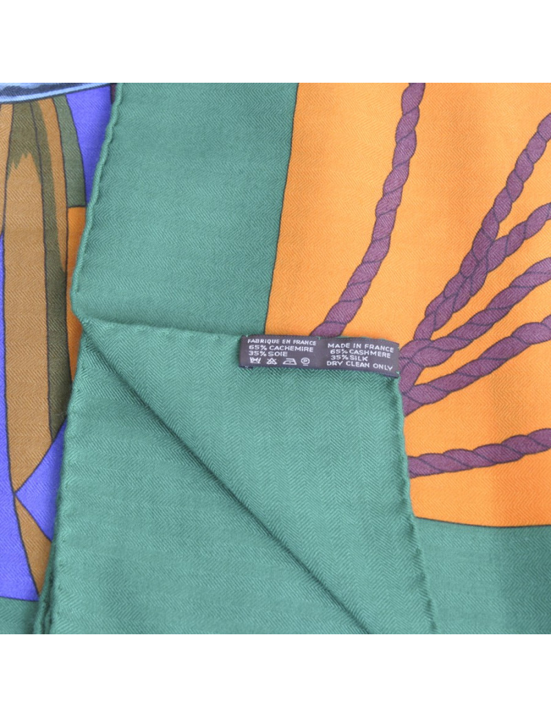 Châle HERMES  cachemire et soie