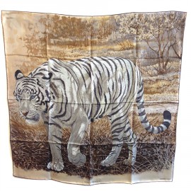 "Tiger of Bengal" HERMES silk square