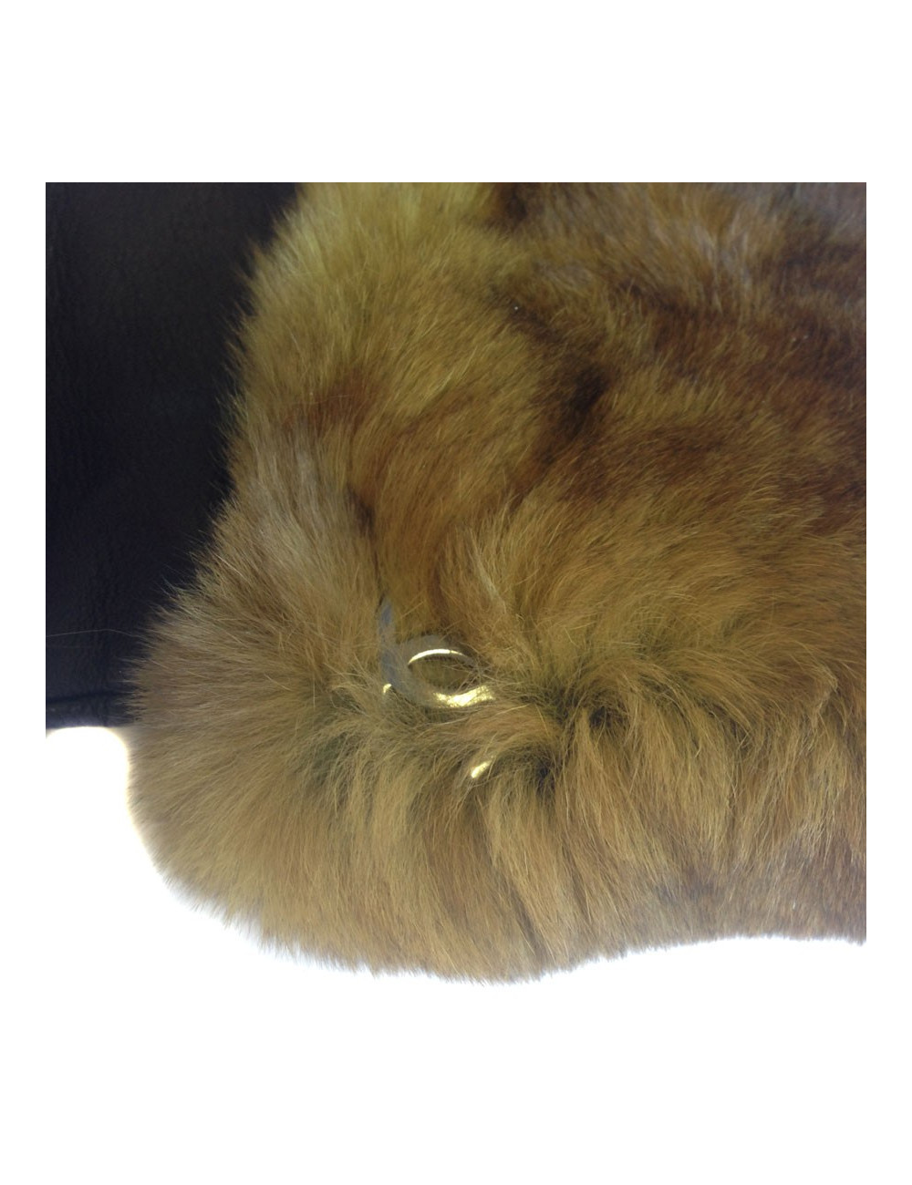 Gants CHANEL cuir d'agneau marron et orilag