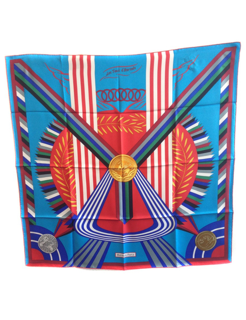 Carré "Les jeux d'Hermès" HERMES  90 X 90