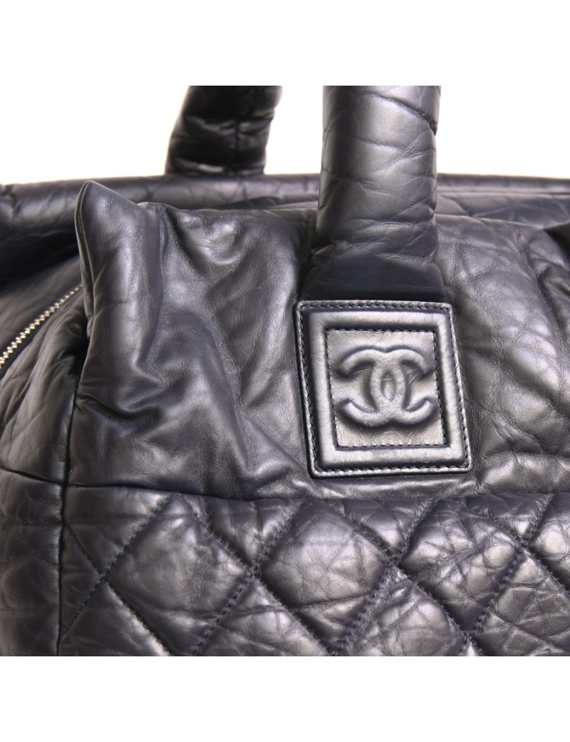 sac "cocoon" CHANEL cuir violet