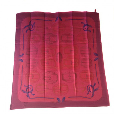 Grand foulard HERMES 135 x 135 soie