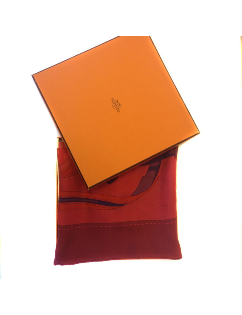 Grand foulard HERMES 135 x 135 soie