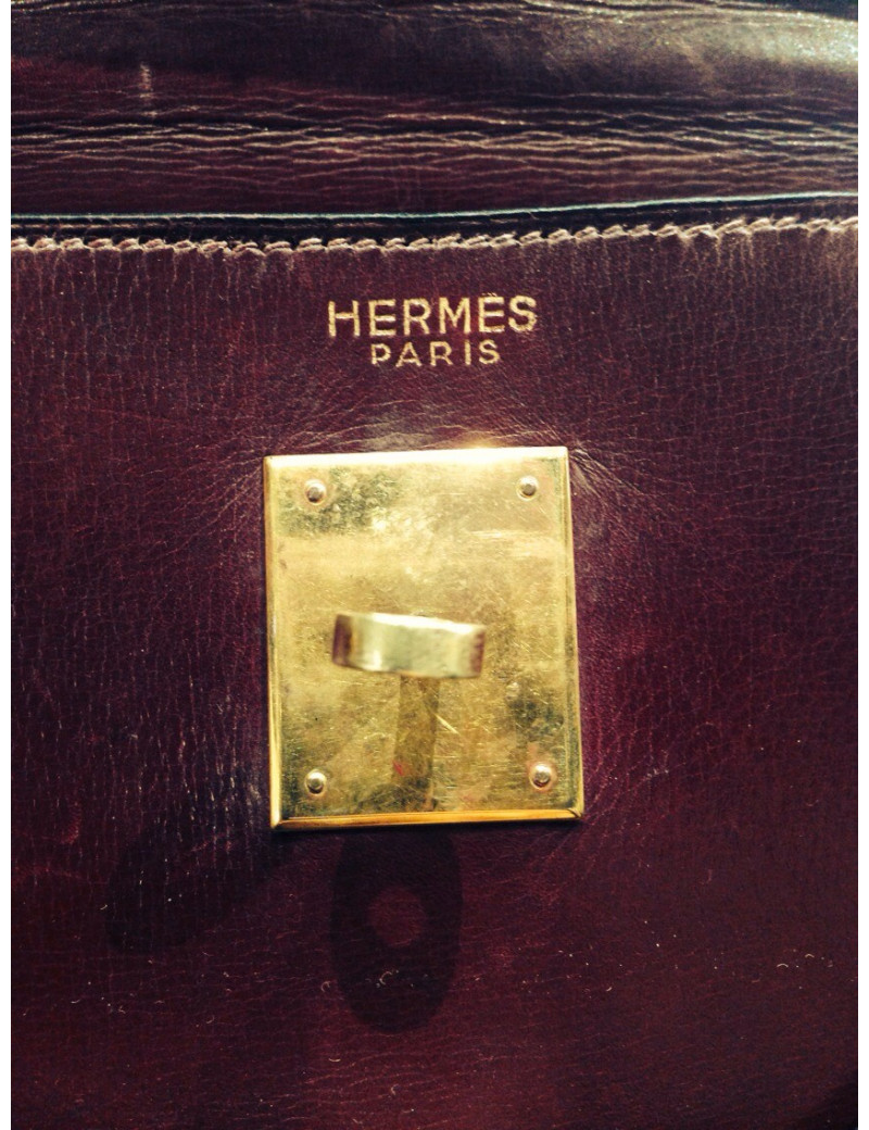 Sac Kelly 35 HERMES bordeaux