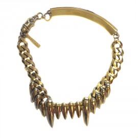 Necklace "vampire teeth" GIVENCHY Golden