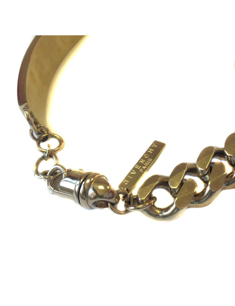 Collier "dents de vampire" GIVENCHY doré