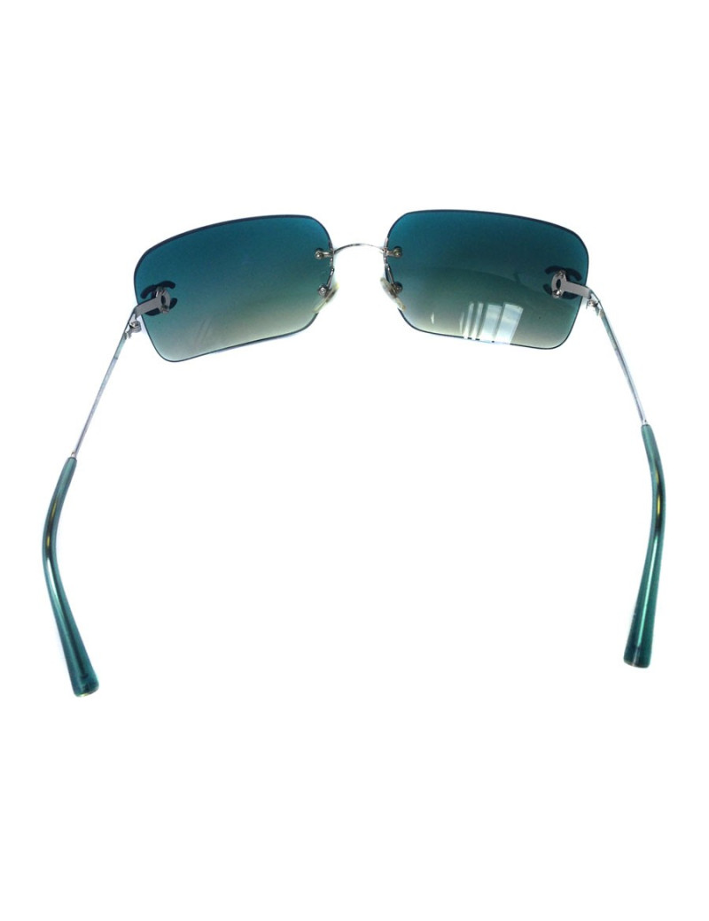 Lunettes de soleil CHANEL double C strass