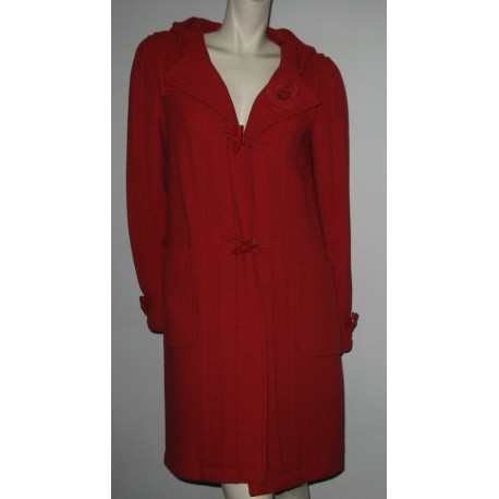 Duffle coat rouge CHANEL