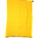 HERMES New Libris yellow scarf in cashmere and silk