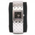  Chanel watch quilted steel