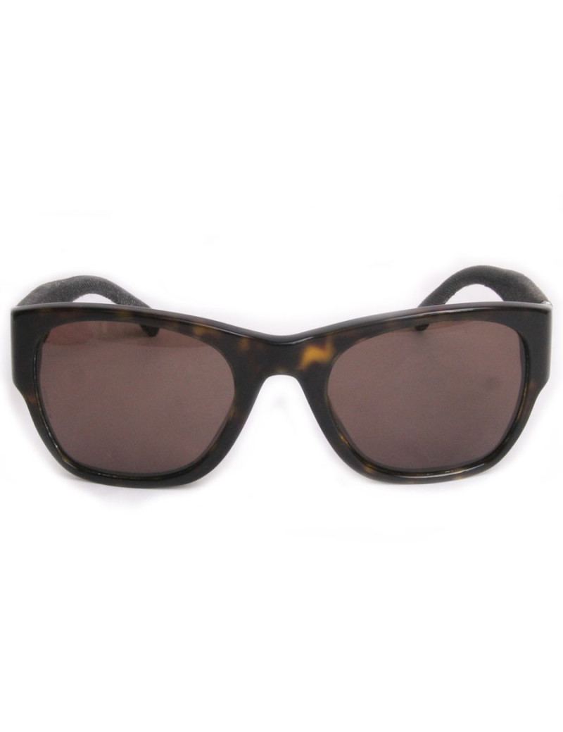 Lunettes de soleil CHANEL branches tissu jean's gris