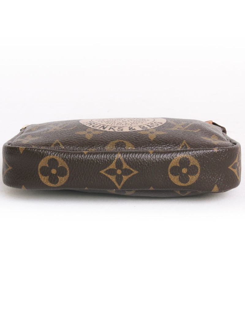 Pochette "Truncks & bags" LOUIS VUITTON collector toile enduite monogram