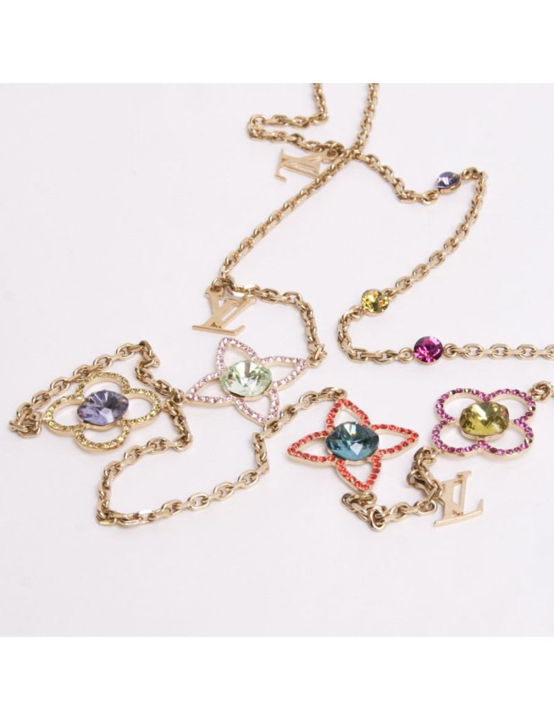 Collier LOUIS VUITTON métal doré