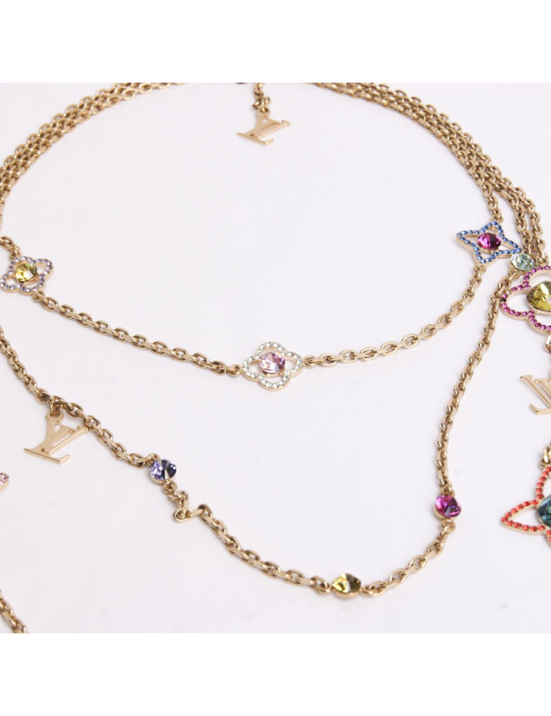 Collier LOUIS VUITTON métal doré