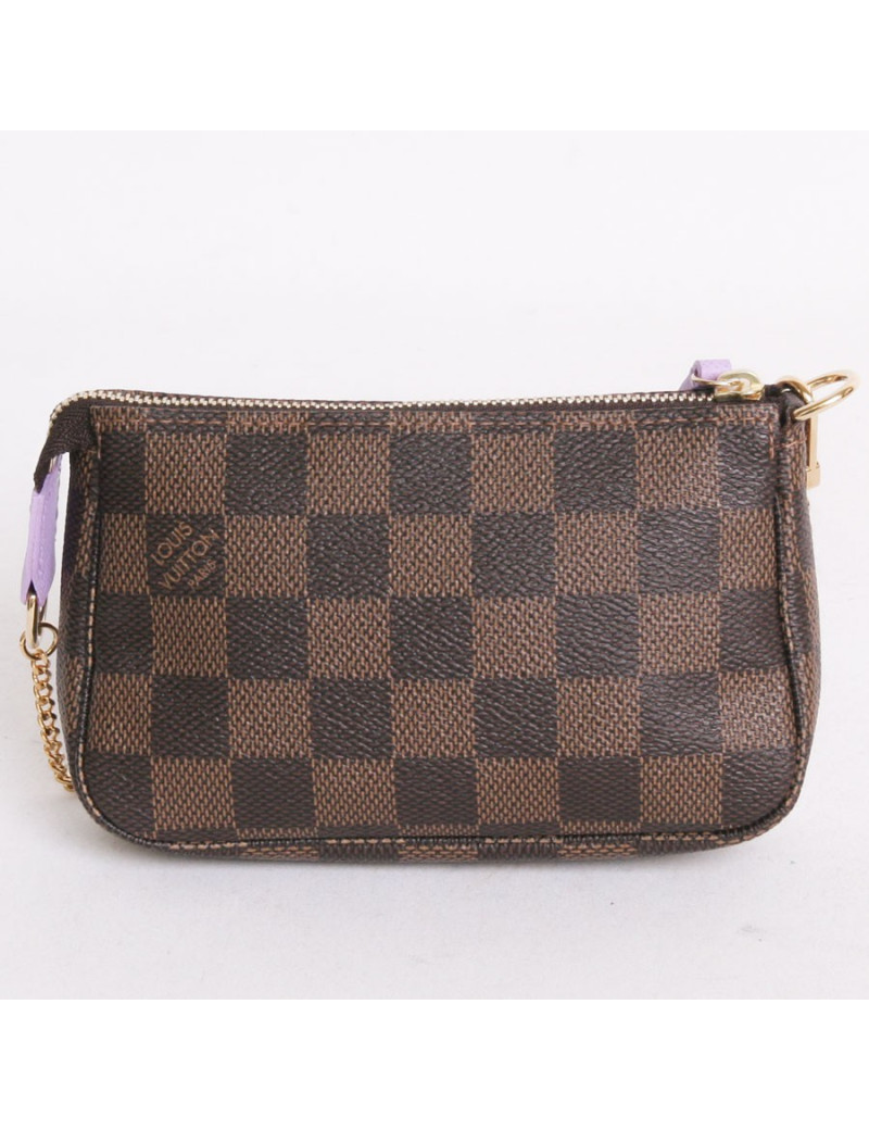 Pochette Collector LOUIS VUITTON toile enduite damier
