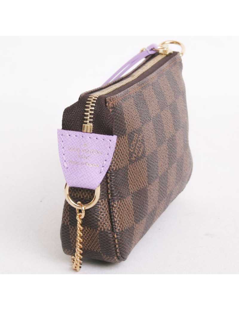 Pochette Collector LOUIS VUITTON toile enduite damier