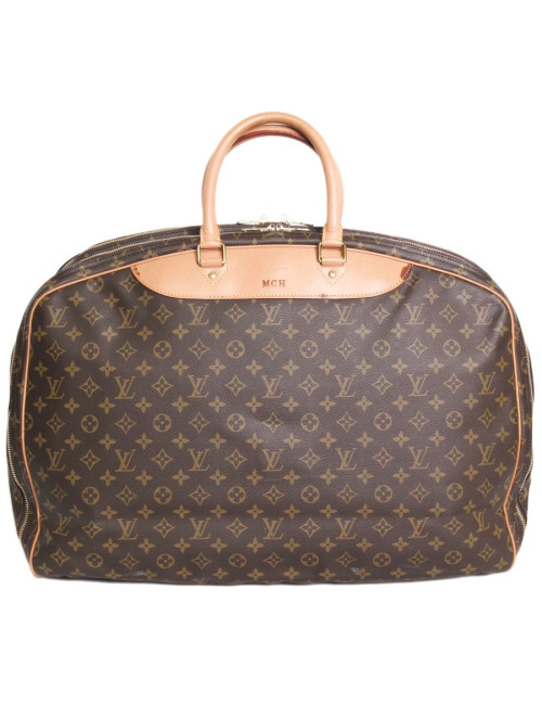 Sac  de weekend LOUIS VUITTON toile enduite monogram