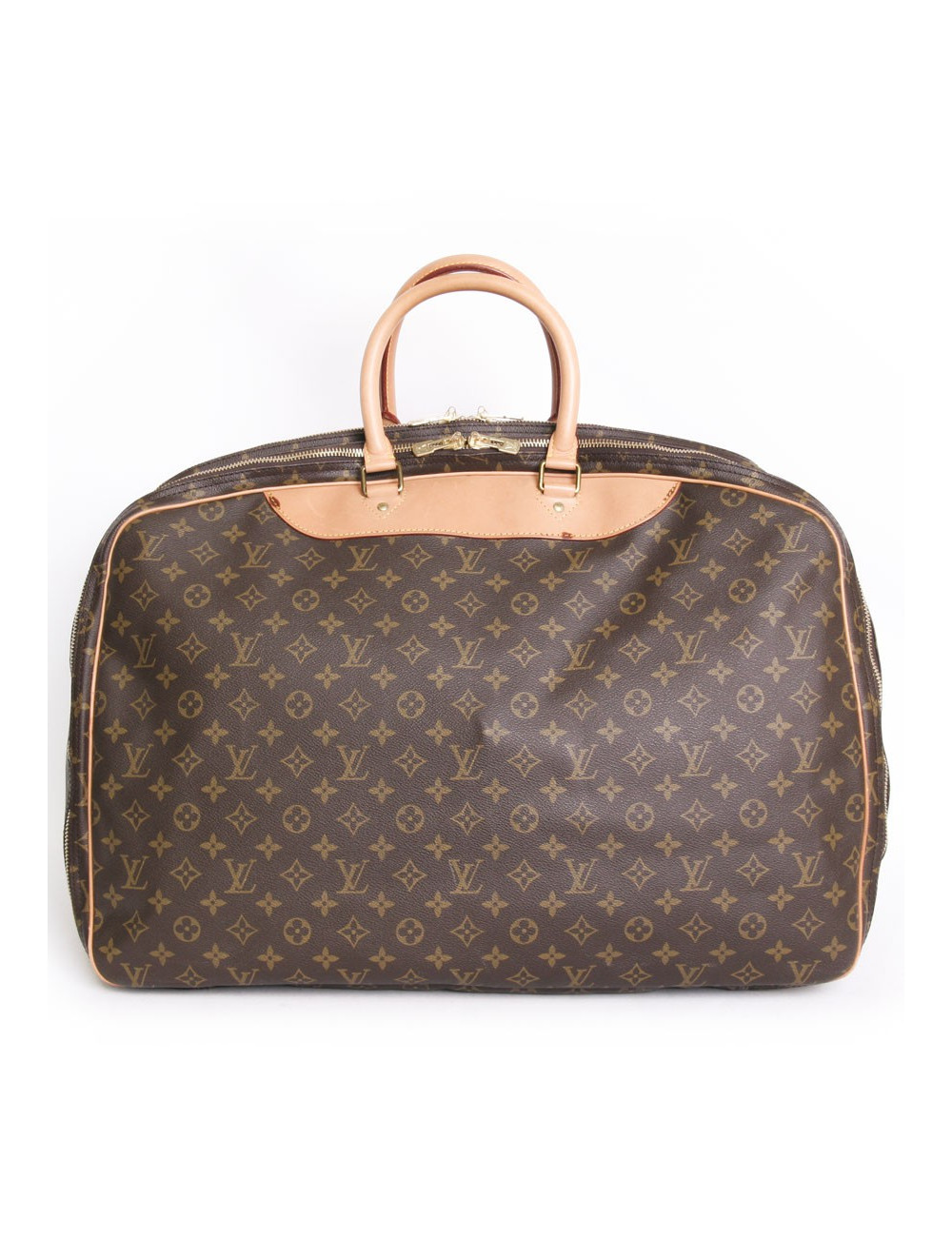 Sac  de weekend LOUIS VUITTON toile enduite monogram