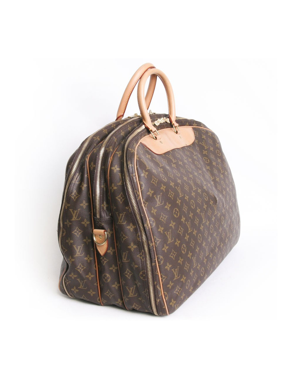 Sac  de weekend LOUIS VUITTON toile enduite monogram