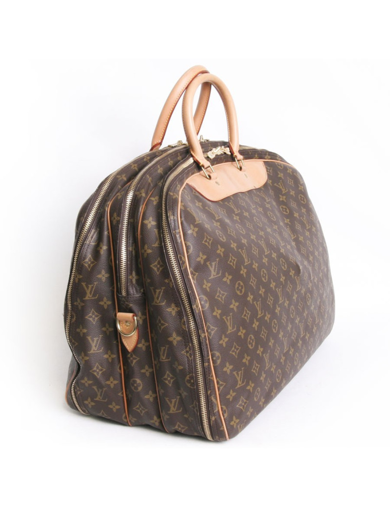 Sac  de weekend LOUIS VUITTON toile enduite monogram