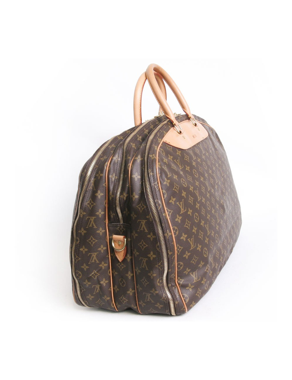 Sac  de weekend LOUIS VUITTON toile enduite monogram